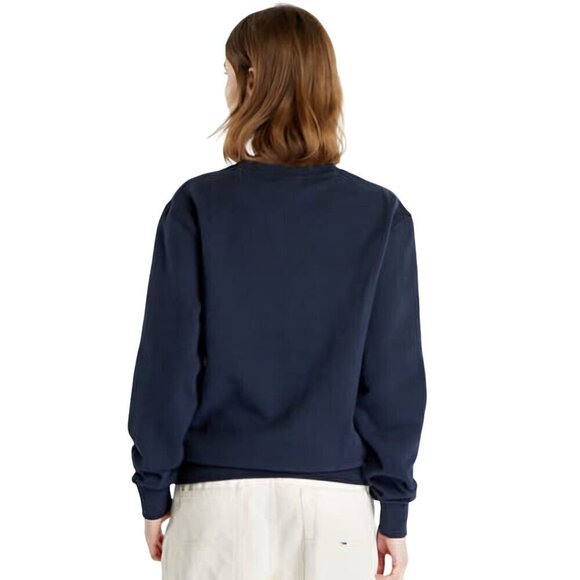 Ellesse Agata Sweatshirt Navy Crewneck Logo Print 90s Size XL - Picture 6 of 10